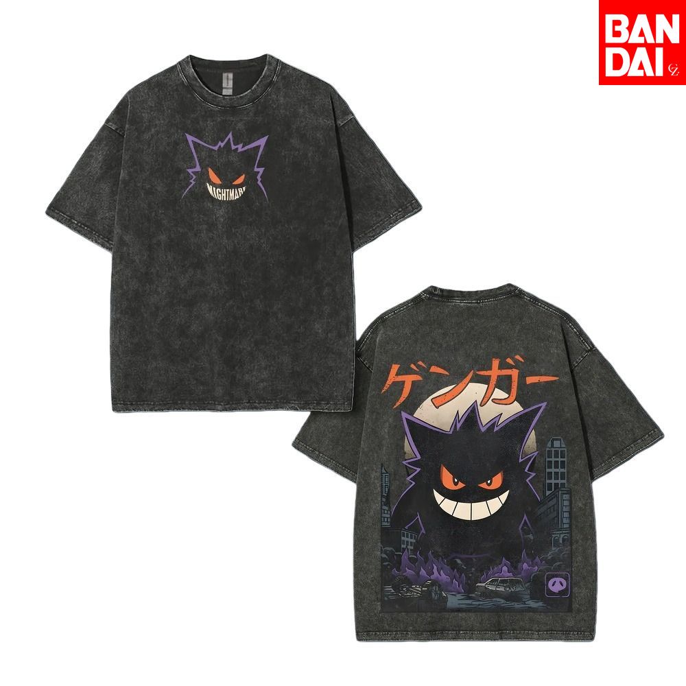 Streetwear Brand Beanie - Pokemon Gastly Haunter Gengar T-Shirt Herren
