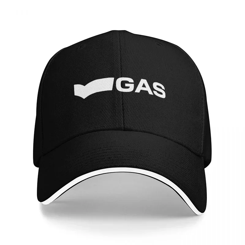 Urban Streetwear Brand - Neue GAS Markenlogo Schwarze Baseballkappe mit