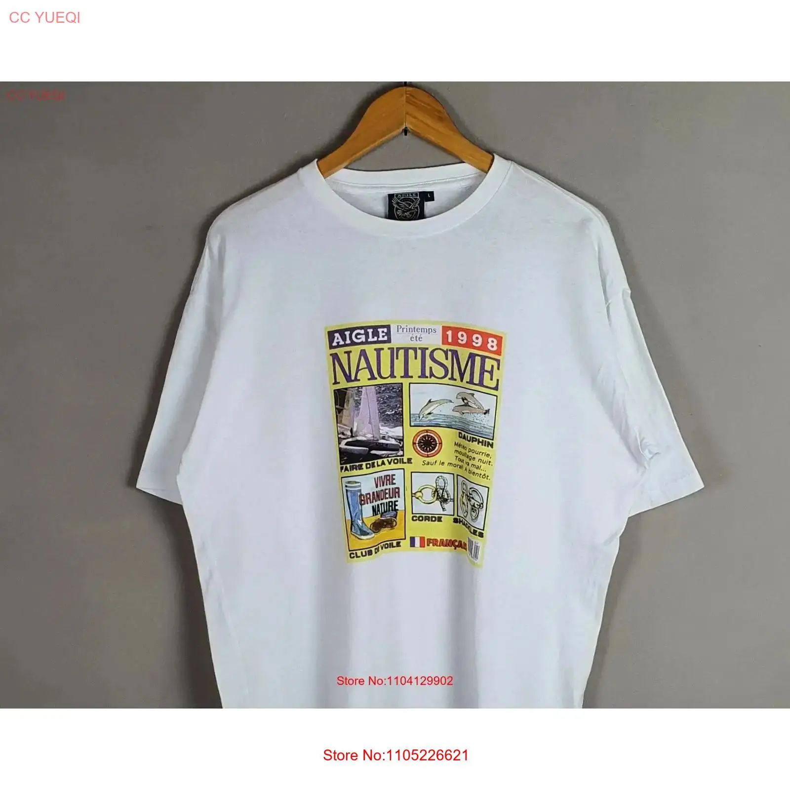 French Streetwear Brand - Vintage 1998 AIGLE Nautisme Frühling Sommer