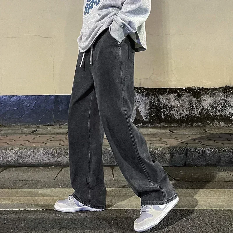 Neue Streetwear Lose Jeans Män – Streetwear Clothing Brands Bewertung und Preis