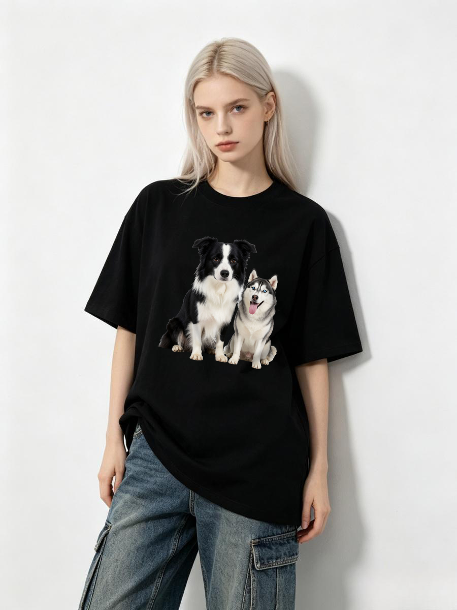 T-Shirts mit Logo-Label-Design – Urban Streetwear Brand Bewertung und Preis
